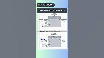 Drag and drop with and without CTRL  #shorts