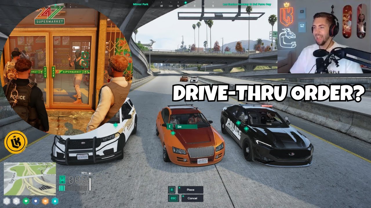 CG & Ming Get in a FUN CHASE with Matt, Chelb & Dripp's COPS | NOPIXEL 4.0 GTA RP