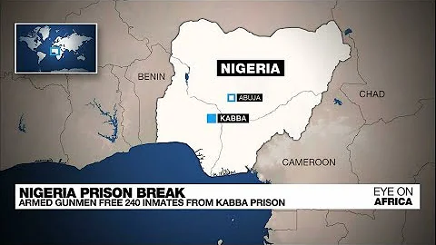 Nigeria prison break: Armed Gunmen free 240 inmates from Kabba prison • FRANCE 24 English
