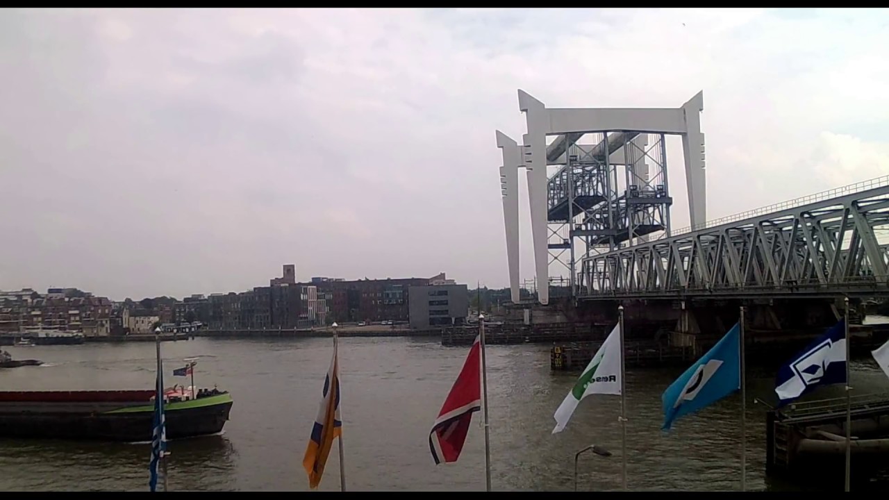 Benjo80   relax and enjoy the view   2x2 railway bridge Dordrecht at river Oude Maas   Netherlands