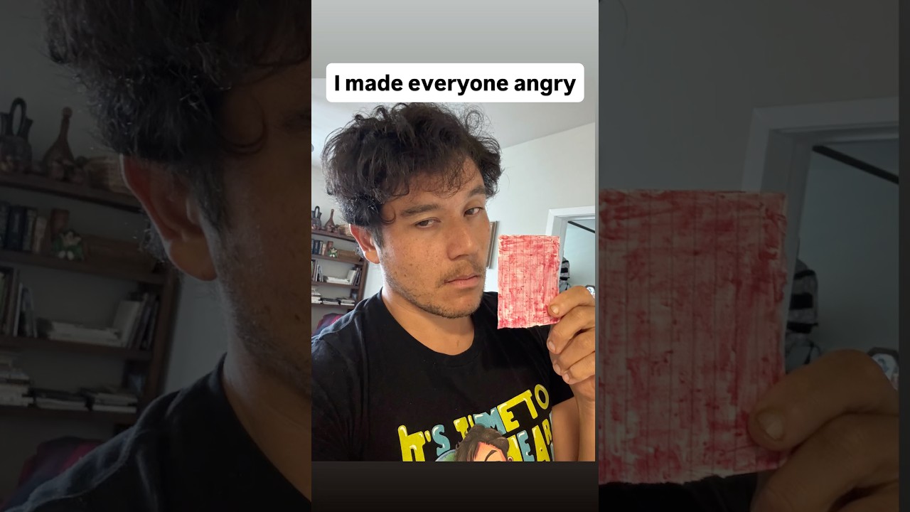 I made everyone angry