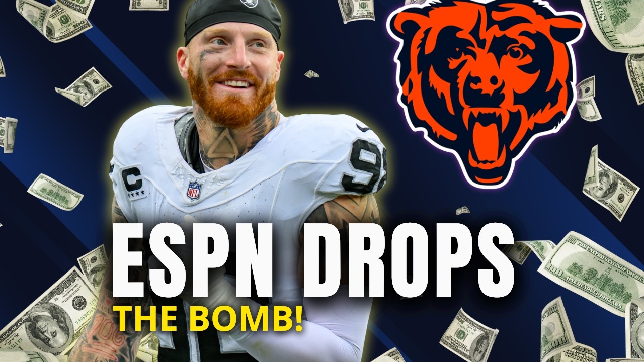 MAXX CROSBY TO THE BEARS + SWEAT IN THE TOP 100 + BURDEN IS ABOUT TO GO  OFF|Chicago Bears News