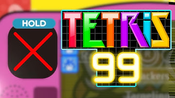 Beating Tetris 99 WITHOUT HOLDING PIECES