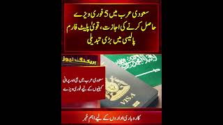 Saudi Arab's Qiwa Platform Reduces Instant Visas to Maximum 5 for New Businesses!