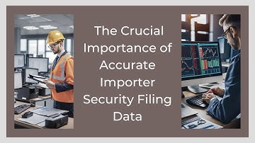 Precision Matters: The Crucial Importance of Accurate Importer Security Filing Data!