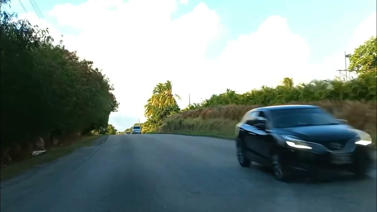 Driving in Barbados Warrens to Mile & a Quarter Pt 1 YouTube