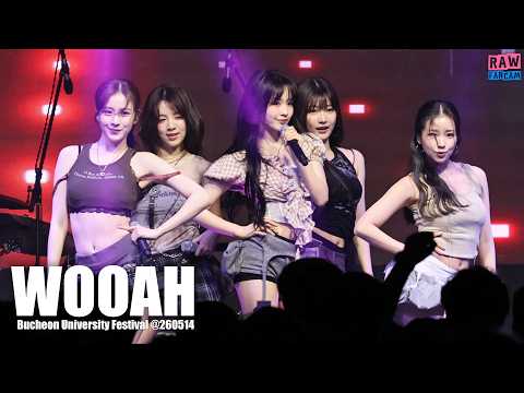 우아 #WOOAH @260514 부천대 ♬ POM POM POM ♬ Rollercoaster ♬ BLUSH