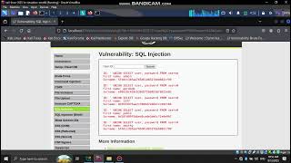 DVWA SQL Injection Profile