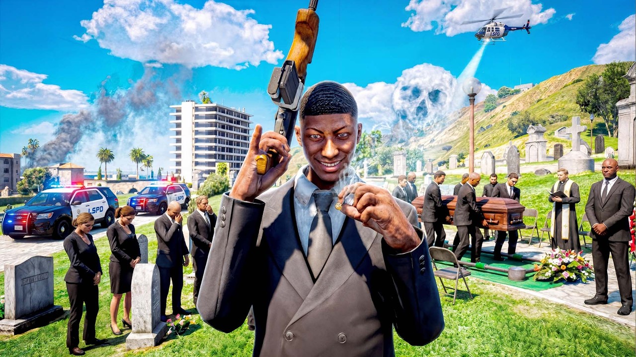 We CRASHED OUT at the OPPS funeral in GTA 5 RP!