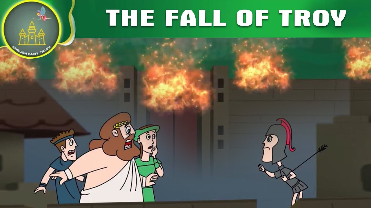 THE FALL OF TROY | FAIRY TALES ANIMATION IN ENGLISH | ENGLISH FAIRY TALES