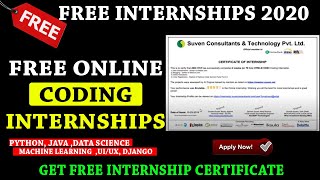 Free Online Internship 2020 | Best Online Coding Internships | AI ,ML,Python , Java Free Internships Java Part 3 Best Online Coding Internships Ai Ml Python Java Internships