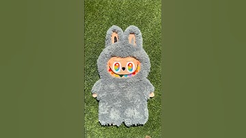 Making a secret Labubu rug ASMR 😌🌈🖤 #labubu