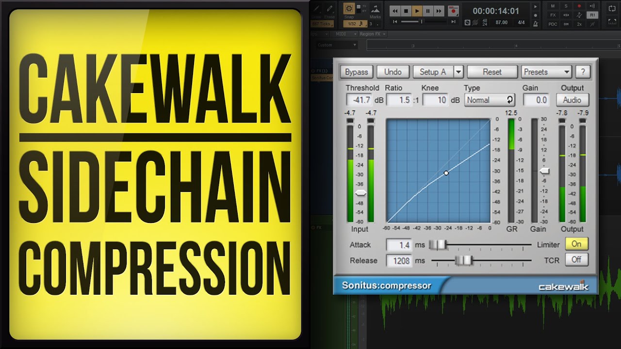 How to use Sidechain Compression in Cakewalk by Bandlab YouTube