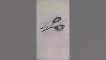 Realistic scissor drawing #graphite
