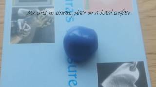 How to take a fingerprint with putty.
