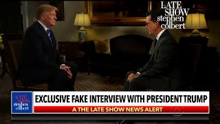 Trump Gets Real In This Fake Interview With Stephen