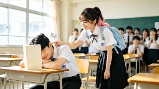 New student angered the sleeping bully; thought she was doomed, but he fell in love at 1st sight! screenshot 2