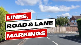 Lines, Road Markings, & Lane Markings EXPLAINED