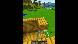 Minecraft When I Need A Beginner House...🤯 (World's Smallest Violin) #minecraft #shorts