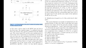 On the Analysis of Reversible Booth’s Multiplier