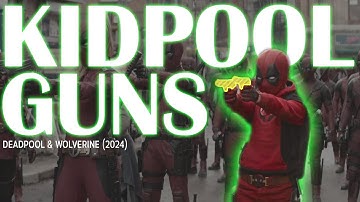 Kidpool guns in Deadpool & Wolverine (2024)