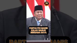 Prabowo ke PDIP: Kalau Semua Partai Masuk Pemerintah, Alangkah Manisnya