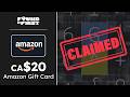 FIF 6 | PRIZE: CA$20 Amazon Gift Card (Canada)