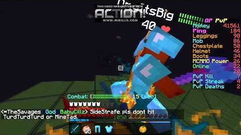l FlashCraftMC l 1v1 l OP PVP l OmgItsBig Vs zLeenard l