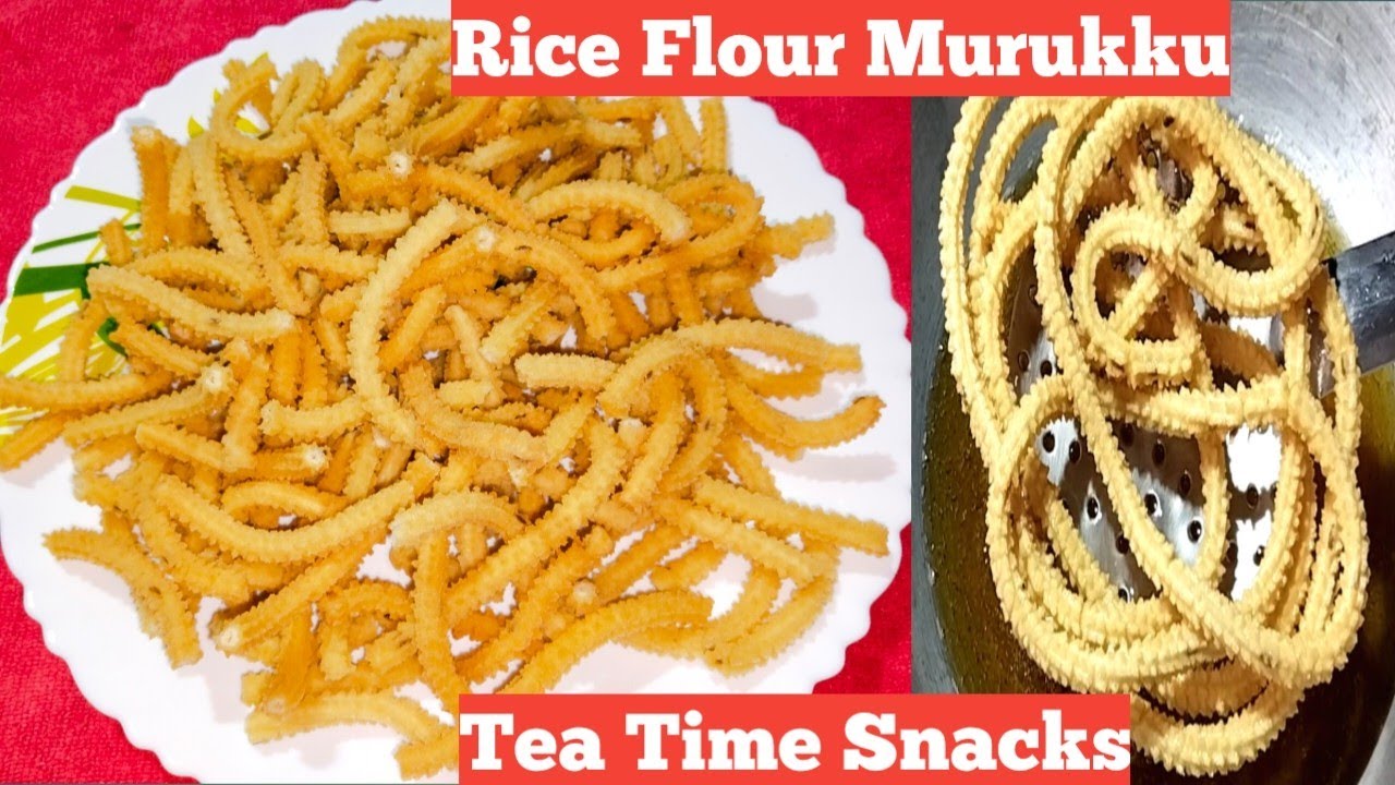 1 Cup Rice Flour Instant Murukku Recipe/Rice Flour Snacks/Tea Time