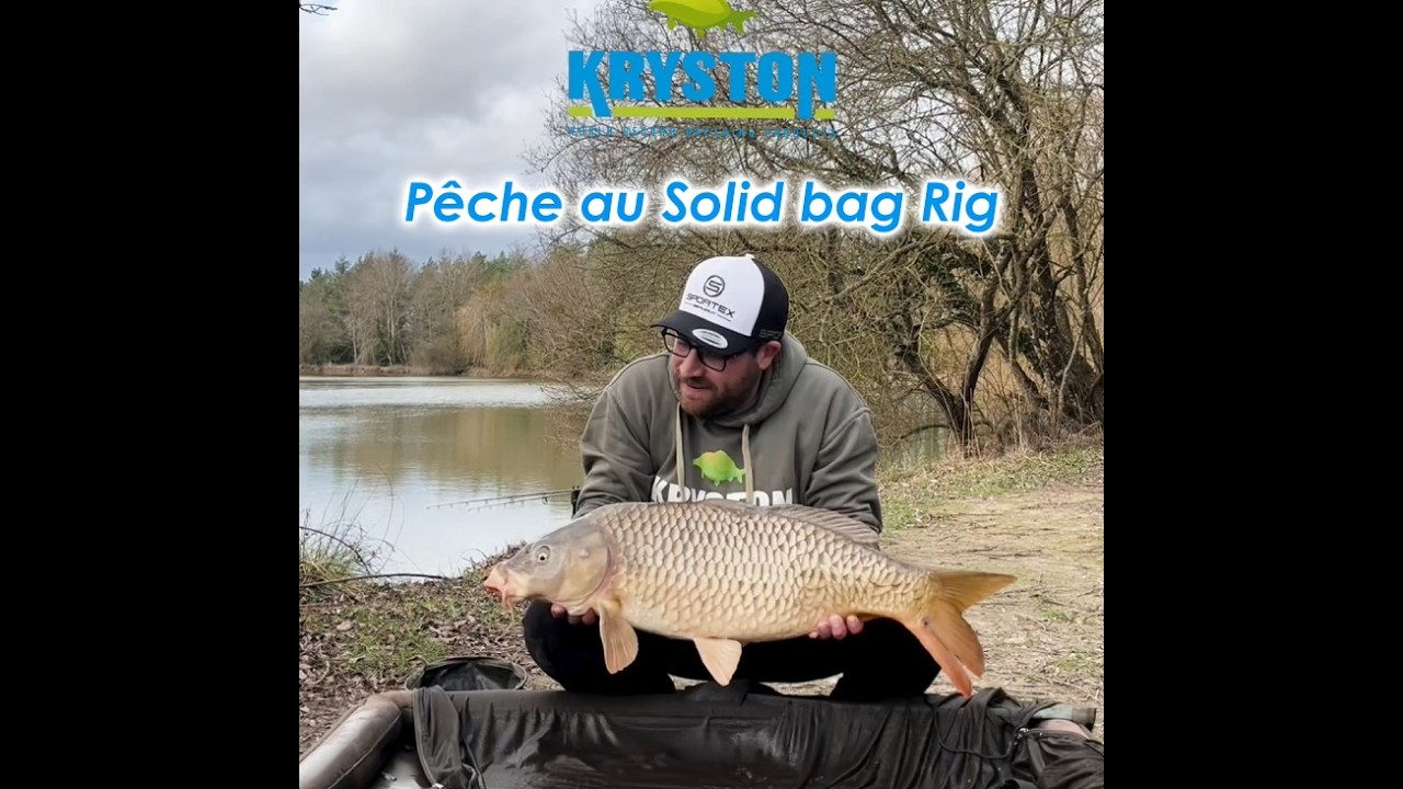 Départs en direct en pêchant la carpe en hiver avec des sacs PVA Kryston. Pêche au Solid Bag Rig