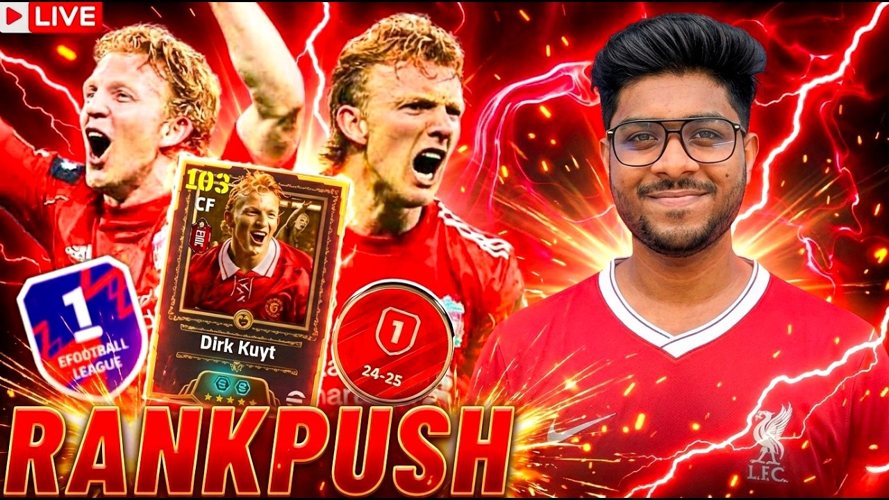 Using New Free Epic Legend DIrk Kuyt #efootball #live