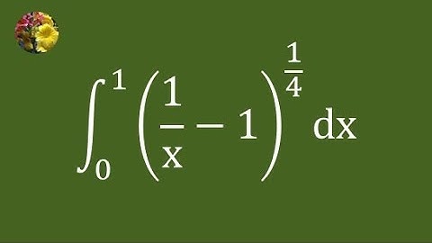 2nd method to evaluate the definite integral using Beta/Gamma function (Mis-2430A)