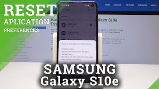 How to Reset App Preferences in SAMSUNG Galaxy S10e - Restore App Permissions screenshot 4