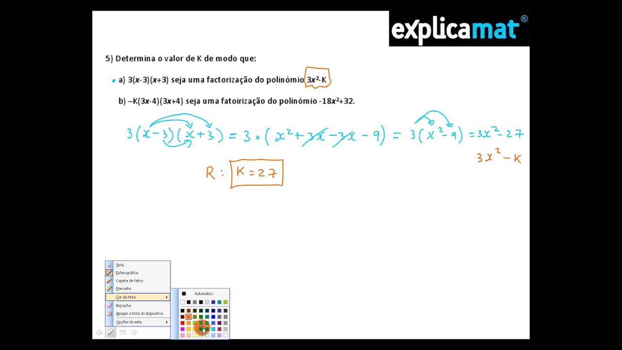 Matematica 8 º Ano Polinomios Youtube