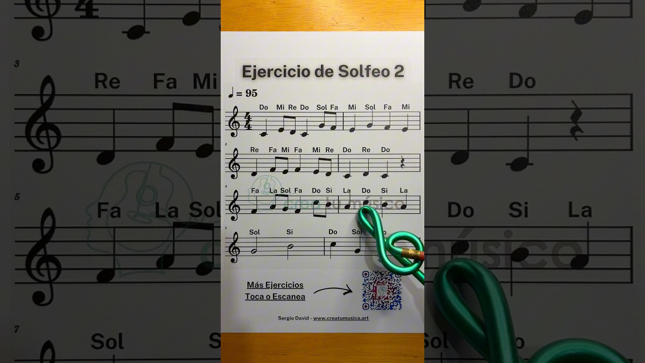 ¿Puedes solfear esta melodía?