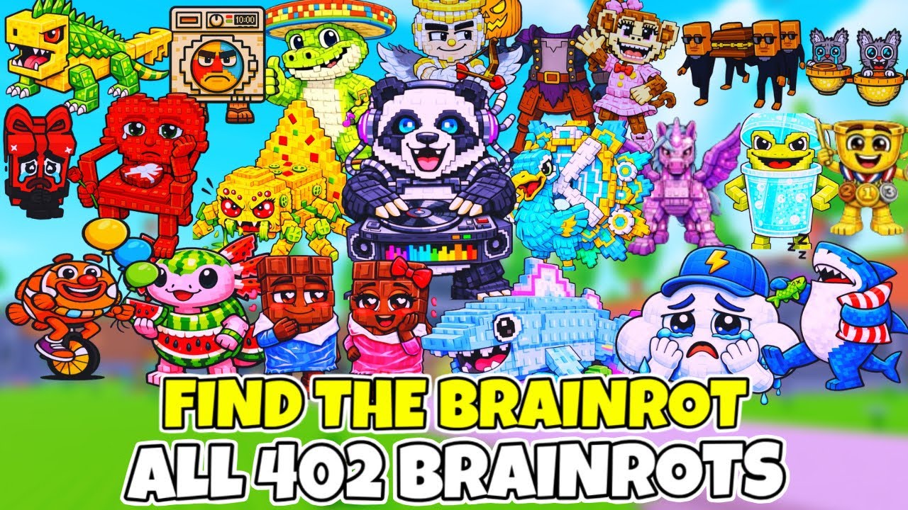 Find the Brainrot [402] How to get ALL 402 BRAINROTS! - Roblox