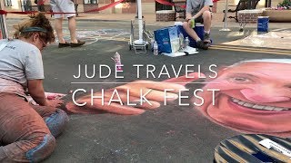 Jude Travels: Chalk Fest, Maplegrove MN