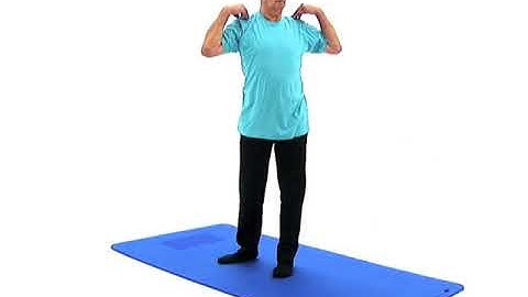 Standing Trunk Rotations (hands on shoulders)