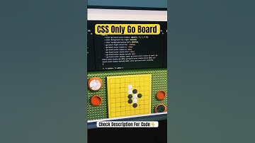 CSS Only Go Board #cssanimation #htmlcss #shorts