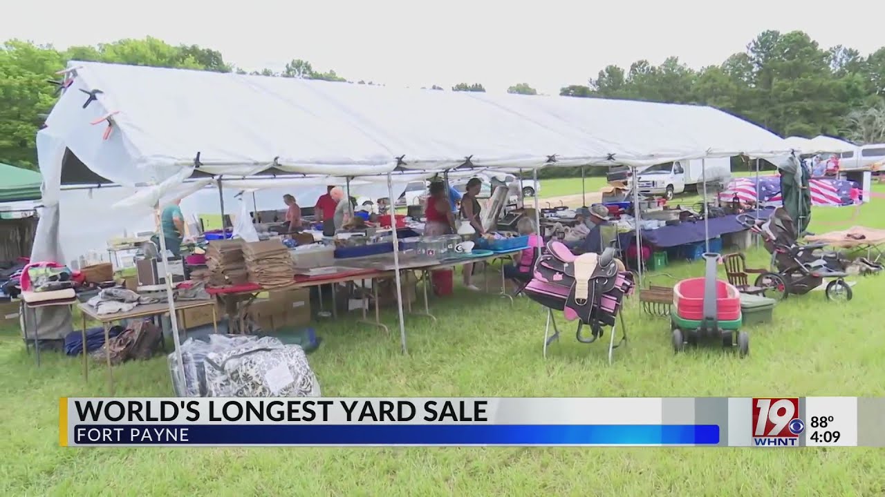 World's Longest Yard Sale Back in Fort Payne