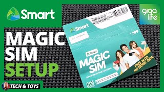 SMART MAGIC SIM PREPAID UNBOXING AND QUICK SETUP IN GIGA LIFE APP
