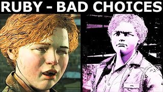 Ruby - Bad Choices & Worst Outcome - The Walking Dead Final Season 4 Episode 2