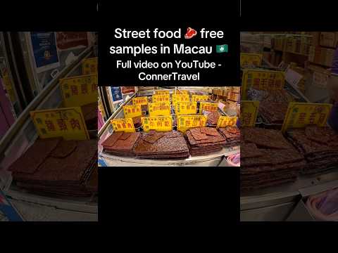 Street food in Macau 🇲🇴 #macau #macao #asiastreetfood #streetfood #travel #asianfood #asiatravel