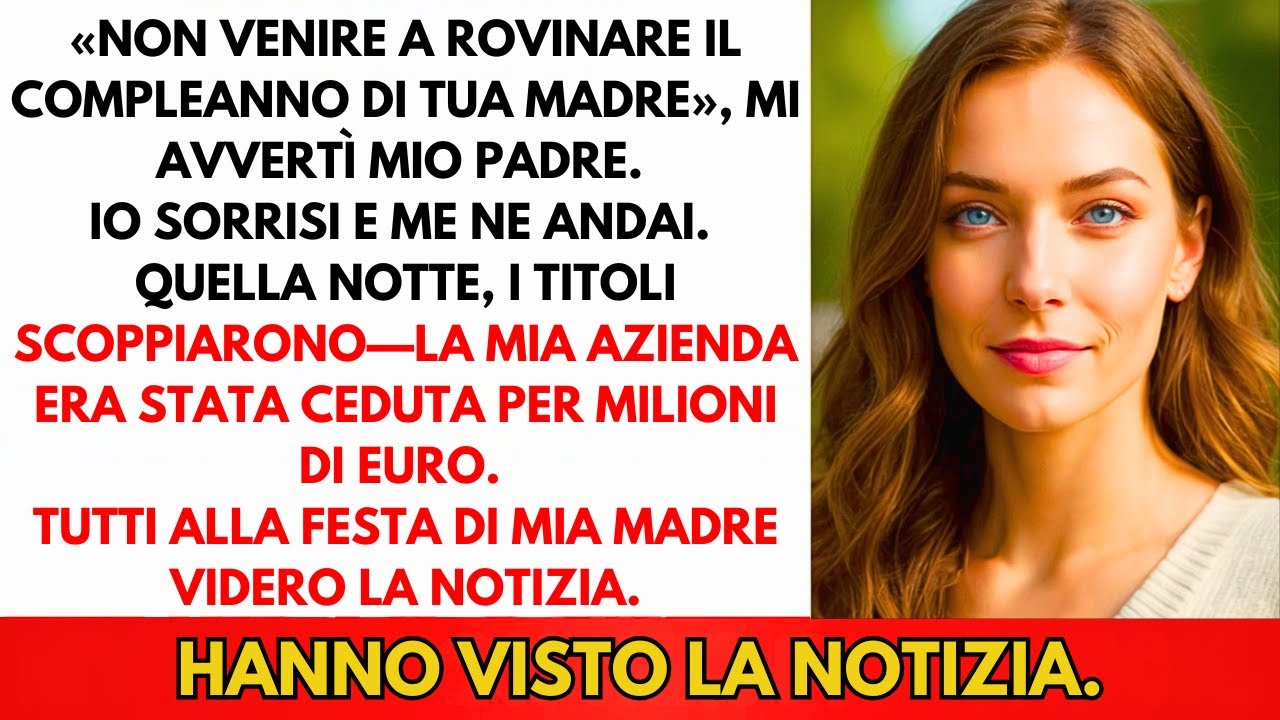 Mi Ha Detto Di Non Venire. Che Avrei 