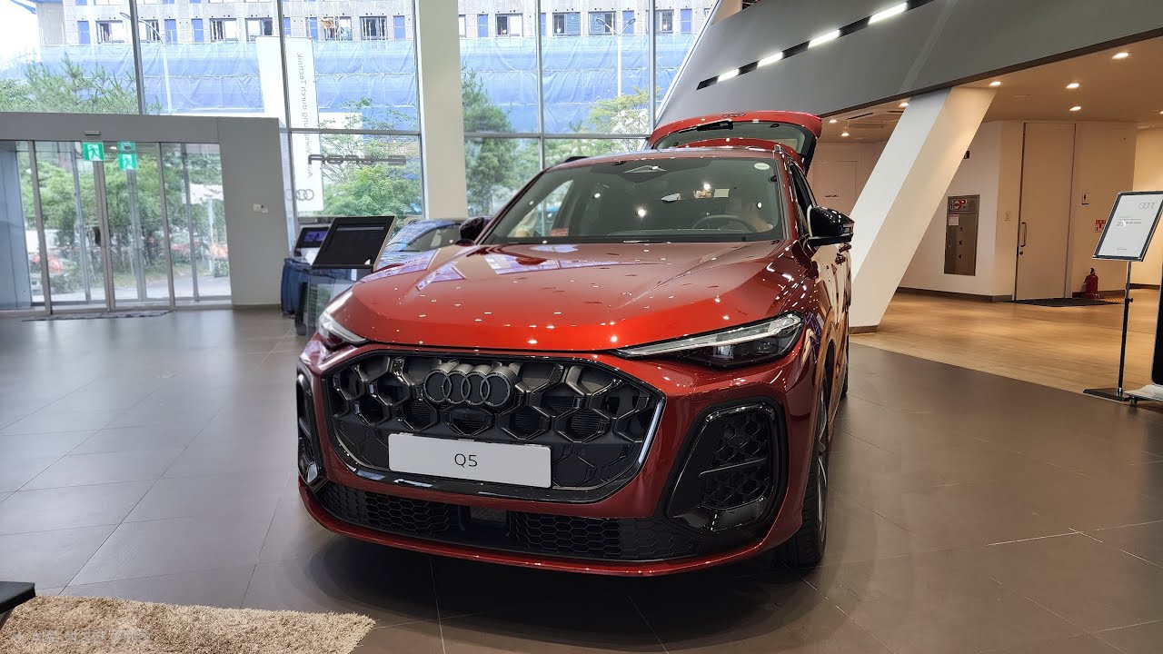 [4K] 에어 서스펜션이 기본이라고? 2025 아우디 Q5 40 TDI 콰트로 S-라인 블랙에디션 둘러보기!