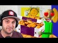 Baldi LOVES chicken nuggets and Playtime became a chicken nugget? | Baldi's Basics