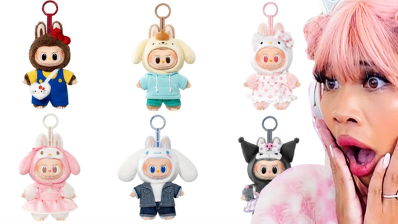OPENING SANRIO LABUBUS! #labubu #sanrio #unboxing