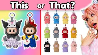 UNBOXING SANRIO LABUBU VS MINI LABUBU! #labubu #sanrio #unboxing