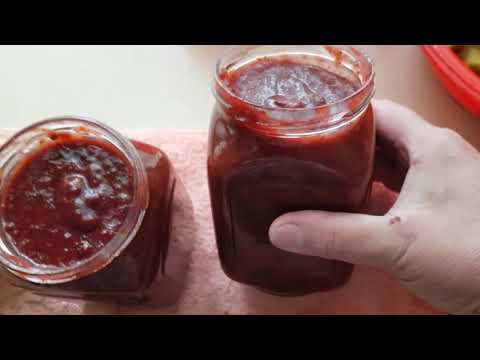 Аджика из слив. Очень вкусно и просто.