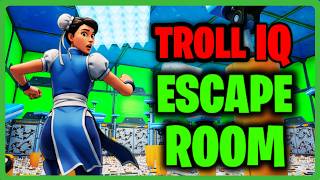 THE TROLL IQ ESCAPE ROOM! | Greendon | UEFN Fortnite Escape Map Trailer 6450-7473-1079